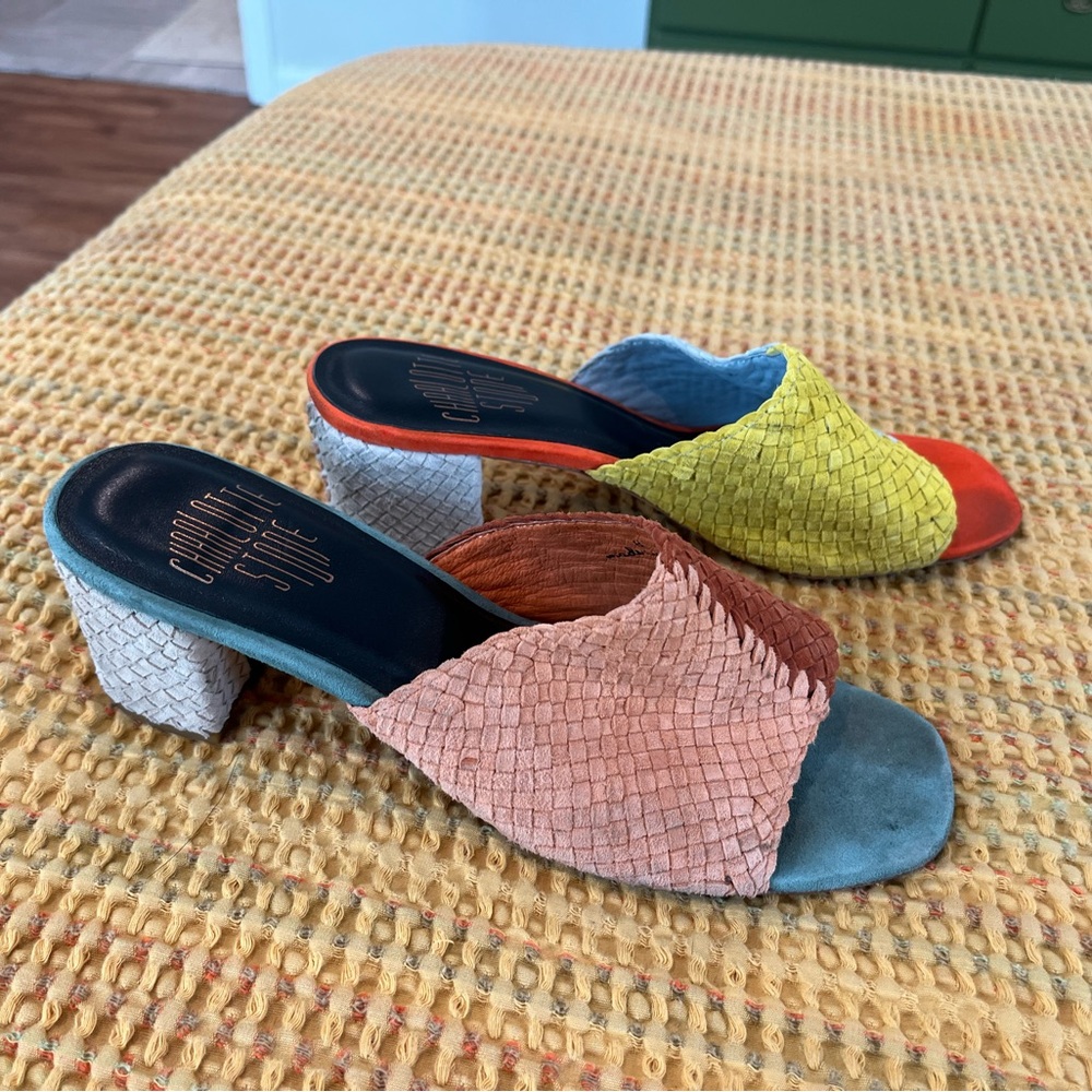 Charlotte Stone multicolored Lenu heels